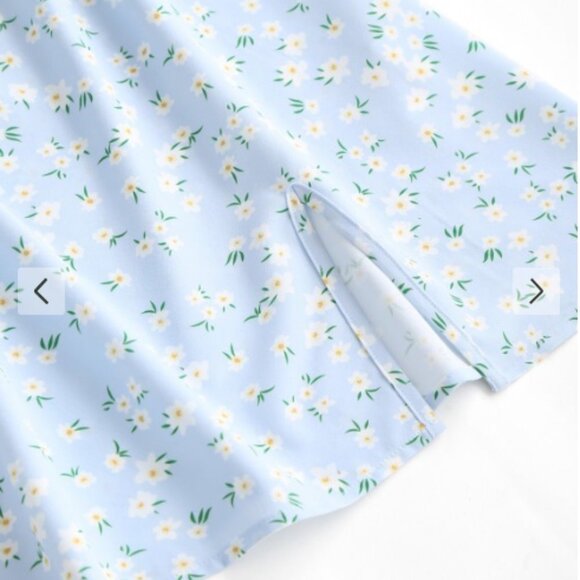 ZAFUL Flower Print Cowl Front Backless Slit Dress - Picture 8 of 8